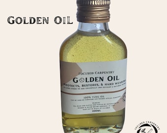 Golden Tung Oil: Kitchen Safe Wood Finish (100ml)