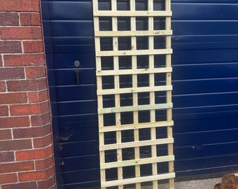 Heavy Duty Wood Garden Trellis | 6ft Pressure Treated Plant Support UK
