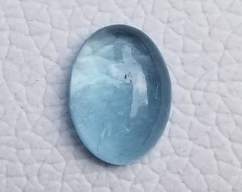 100 /% Natural Aquamarine Cabochon Gemstone 35.80 Carat Wonderful Aquamarine Cabochon Gemstone Beautiful Aquamarine Gemstone 21x11 MM