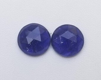 Iolite Leaf Carved Slices Iolite Slices Natural Iolite Carved Slices Iolite Carved Slices 16x9-8x7 MM,