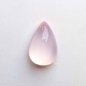 12x19x9 mm Top-Qualität Rosenquarz Cabochon Edelstein, natürliche Rosenquarz Cabochon Birnenform, Halbedelstein Cabochon Edelstein