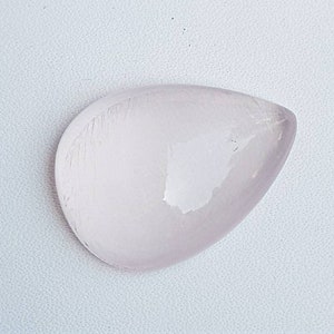Top-Qualität Rosenquarz Cabochon lose Edelstein für Schmuck Setting, hervorragende Rosenquarz Cabochon Birnenform Halbedelstein 20x28x9 MM