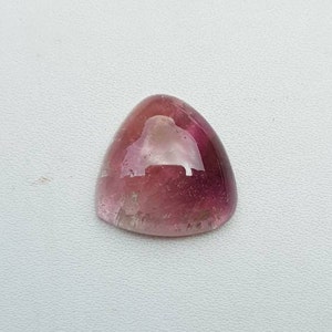 Natural Watermelon Tourmaline Cabochon Loose Gemstone for Jewelry Setting Top Quality Tourmaline Cabochon Heart Shape Size 17x17.5x6 mm