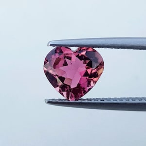 Pink Tourmaline Heart shape for Jewelry Setting, Natural Tourmaline Faceted Heart Shape Semi Precious Stone tourmaline gemstone for ring
