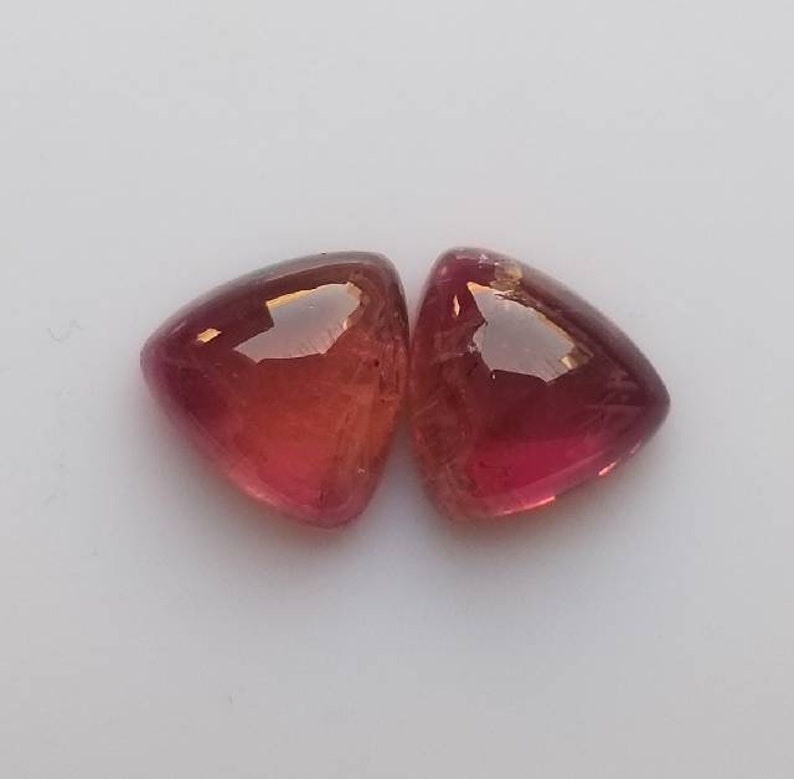9x9 mm Natural Cabochon Calibrated Gemstone Outstanding Tourmaline Cabochon Trillion Shape Semi Precious Cabochon Loose Gemstone