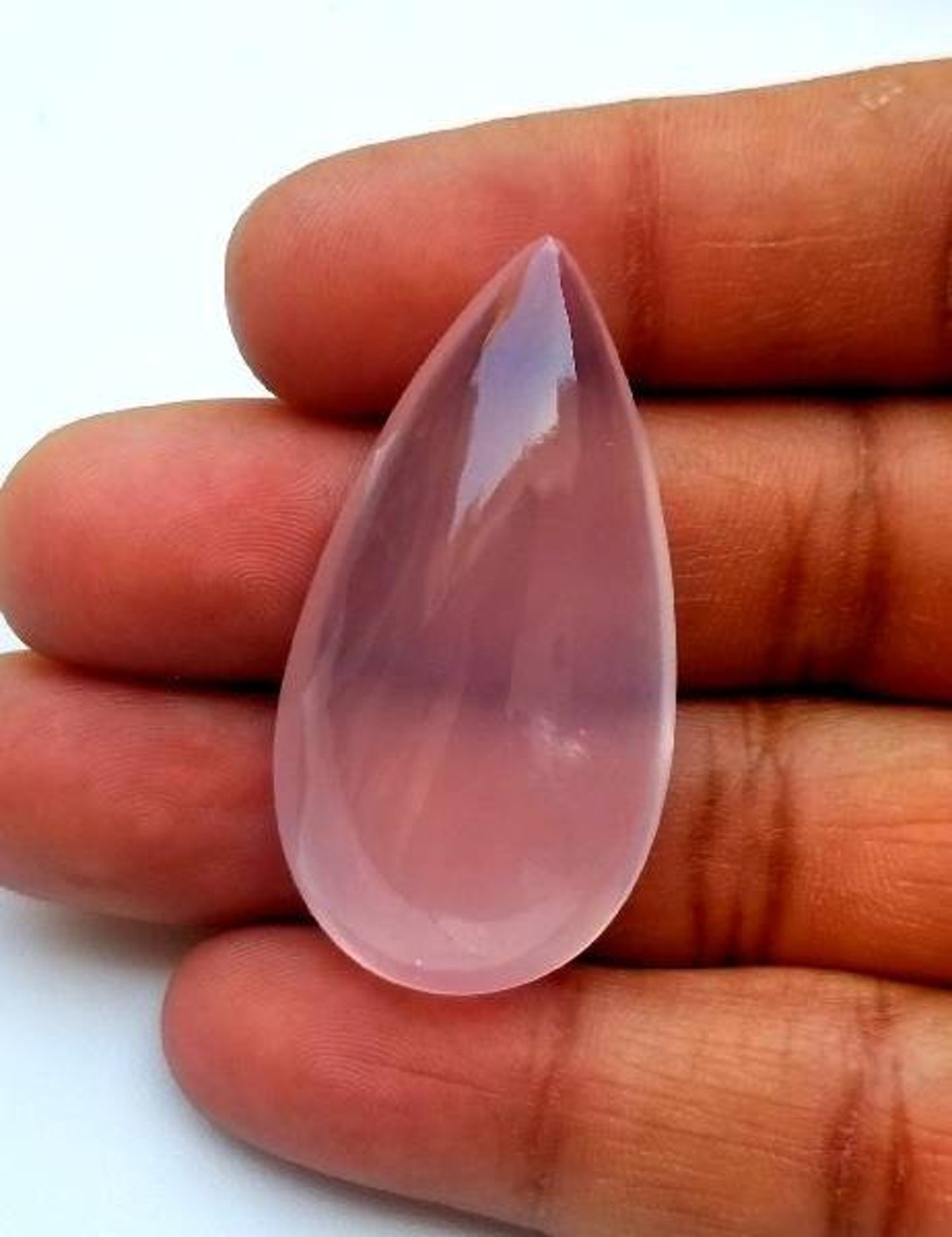 Top Quality Rose Quartz Cabochon Loose Gemstone For Jewelry Etsy