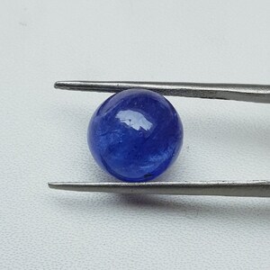 11x11 MM Tanzanite Calibrated Round Shape, Natural Tanzanite Cabochon Round Shape Loose Gemstone for Jewelry Setting