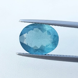 9×11 mm Moss Aqua Faceted Oval Shape, Top Quality Moss Aqua Faceted Loose Gemstone for Jewelry Setting, Moss Aqua Oval Shape