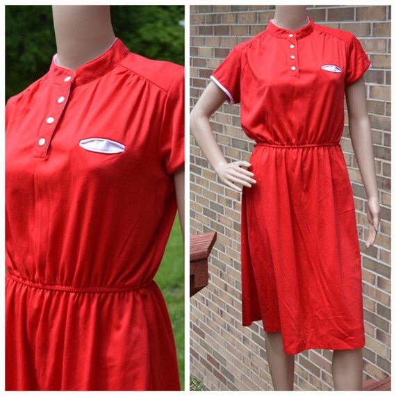 vintage diner dress