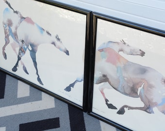 Carol Grigg “walking Horse” 9.5” X 11.5” - Etsy
