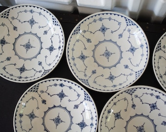 Delft Modern Salad Bowls, vintage, set of 6, Royal China A 56
