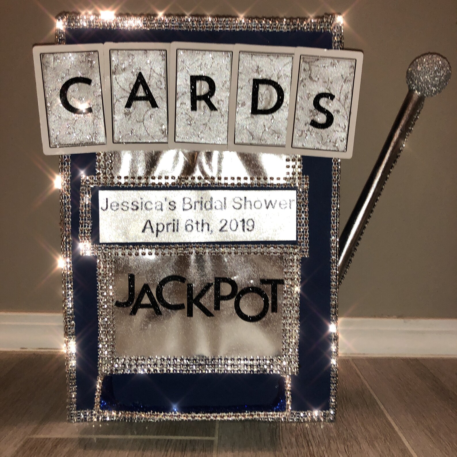 Slot Machine Custom Card Box Etsy