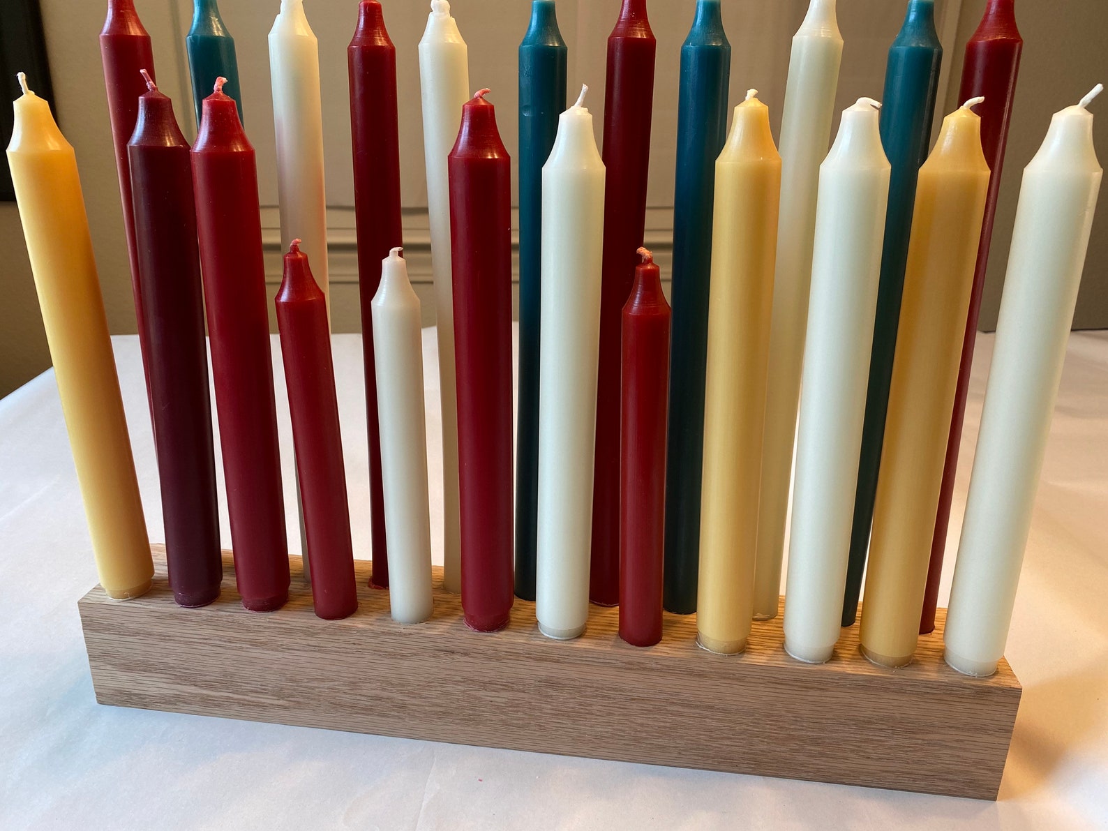 Taper Chubby FAT THICK Candles Tall Dinner Candlesticks Etsy