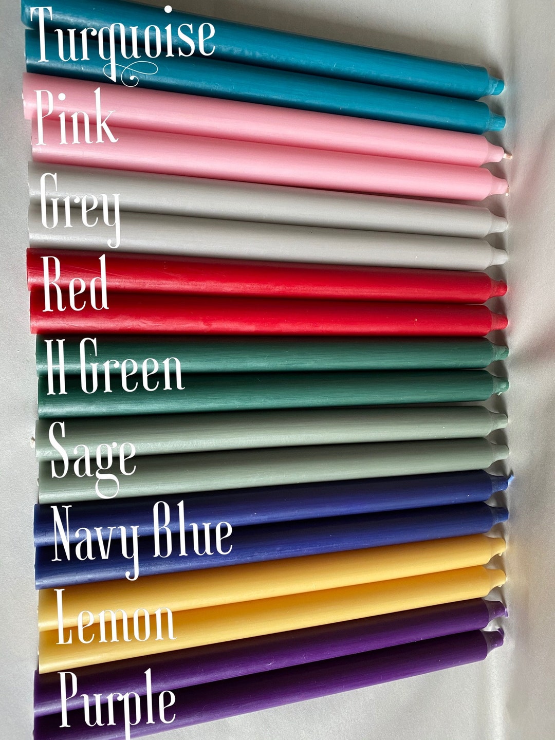 Taper Candles Tall Dinner Bulk Candlesticks 12'' Dripless, Self