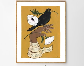 Blackbird Giclee Print