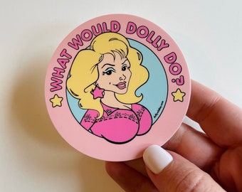 Dolly Parton Vinyl Sticker