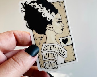 Bride of Frankenstein Vinyl Sticker