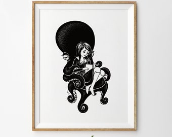 Octochair Giclee Print