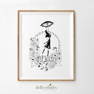 Step Boldly Giclee Print