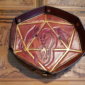 D20 Dice Tray Pattern