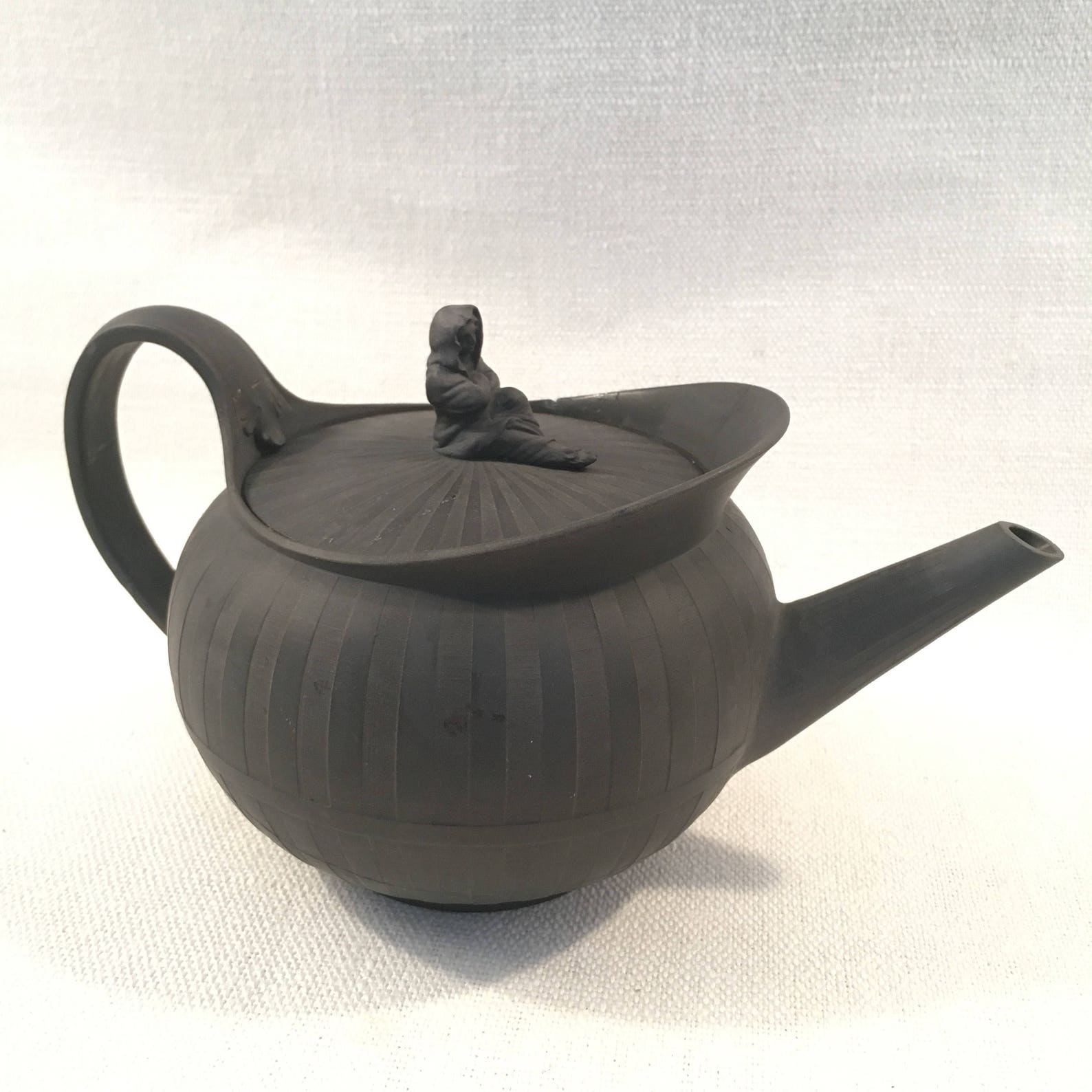 Wedgwood Basalt Teapot Etsy