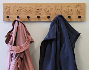 Kindergarderobe KasperoKids Tiere der Wildnis Gr. XL