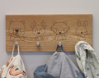 Children's wardrobe KasperoKids forest animals