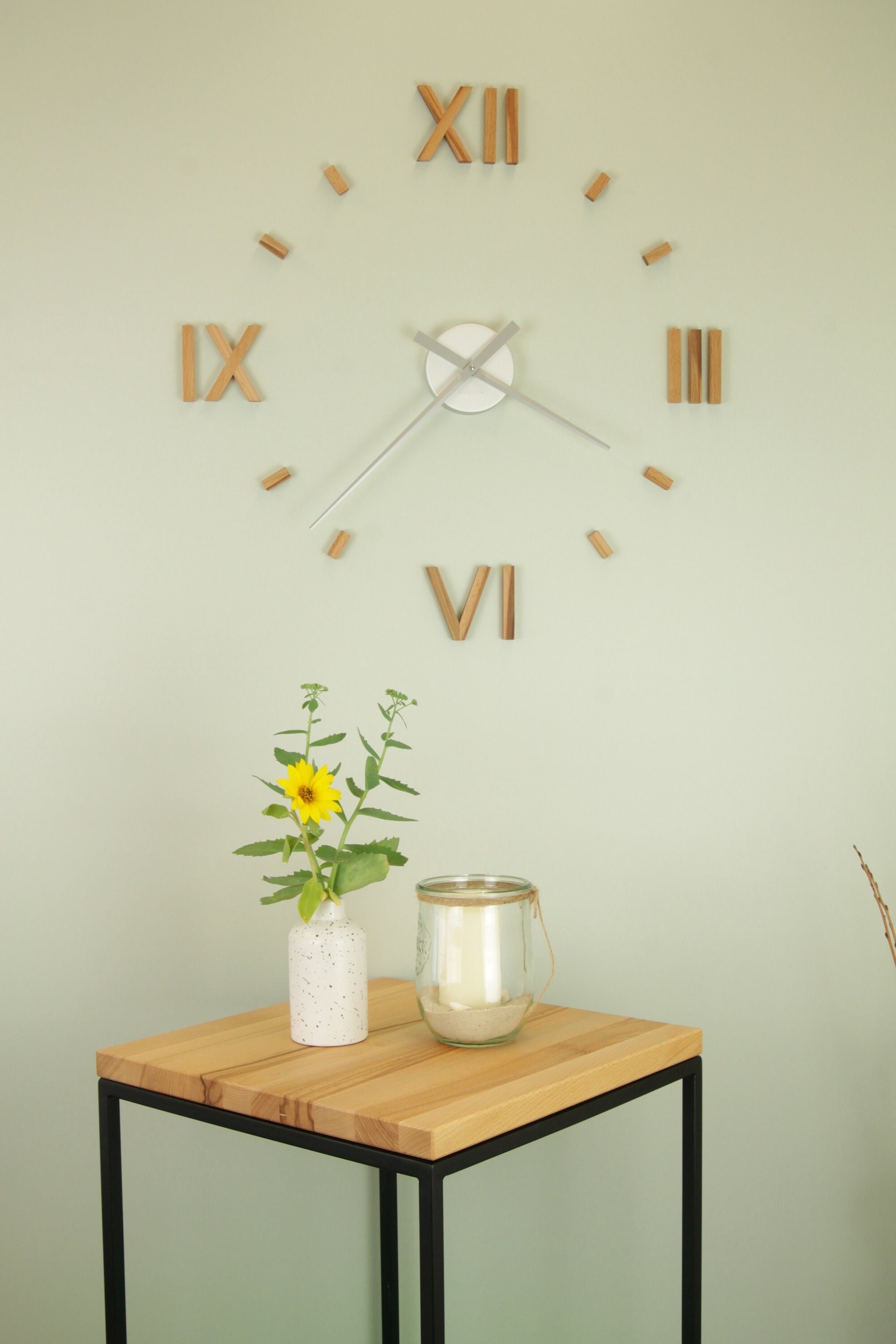 Large Designer Watch Kasper'o'clock Made of Core Beech - Etsy
