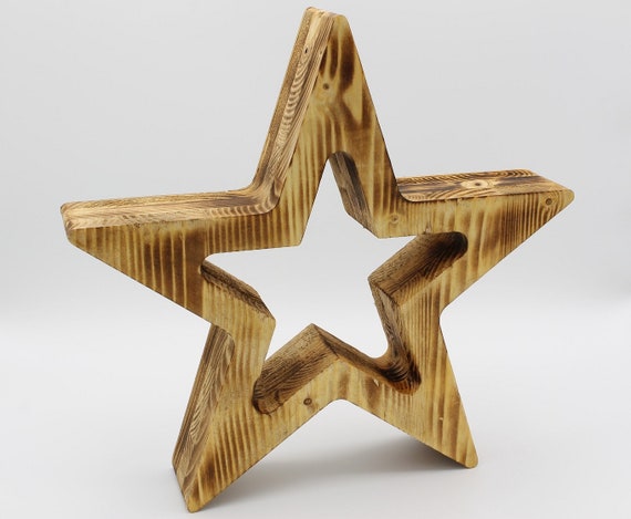 Wooden Kaspero Deco Star Etsy