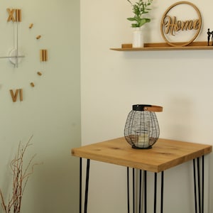 large designer clock Kasper'o'Clock made of oak image 5