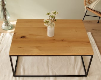 Salontafel KasperoTable 60 x 80 cm massief hout "Cubus"