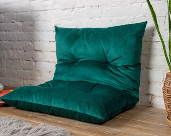 Custom size floor cushion, large and small floor pillow, velvet seat cushion, floor sofa, French cushion, bench cushion, floor cushion couch