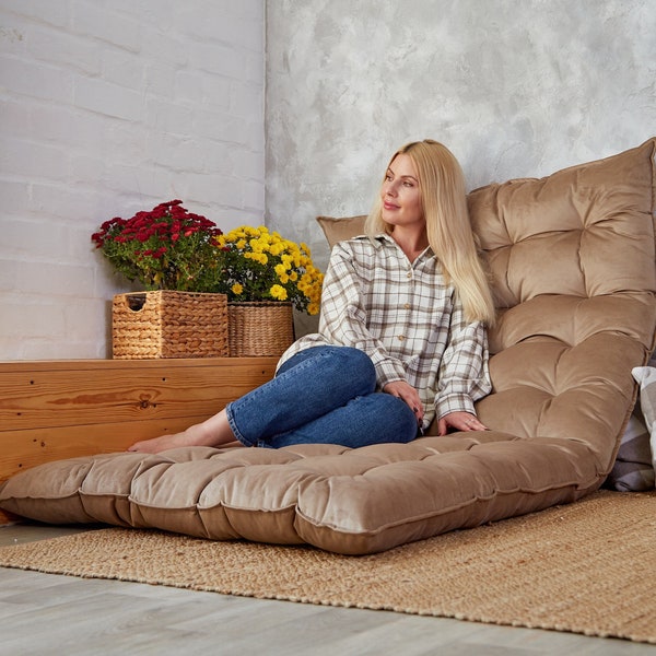 Floor sofa cushion, floor pillow, water repellent reading nook floor seating, bench cushion, french cushion, floor couch, daybed cushion
