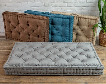 French style floor cushion, custom pillow, bench cushion, floor sofa, seat cushion, floor couch, reading nook cushion, window seat cushion
