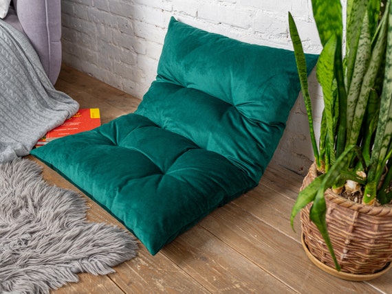 Cojín de suelo grande y pequeño y cojines de sofá, cojín de suelo de  terciopelo, almohada de suelo, sofá, sofá de suelo -  México