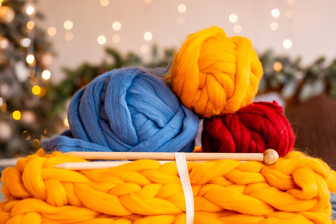 Big Yarn Chunky Knit Yarn Super Chunky Yarn Chunky Merino Etsy