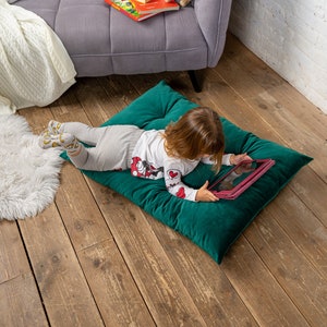 Reading nook floor cushion for kids, water repellent seat cushion, floor pillow, floor sofa, japanese floor futon, daybed cushion image 7