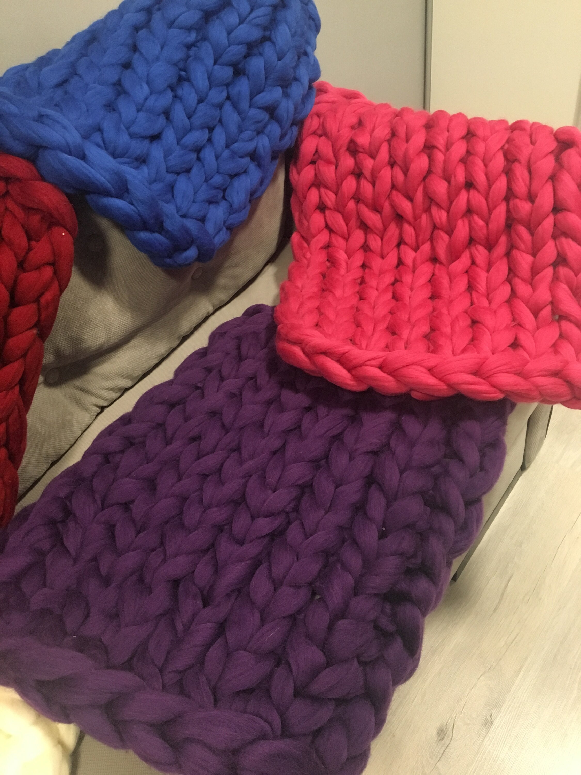 Chunky knit blanket READY TO SHIP baby blanket size 20x30 Etsy