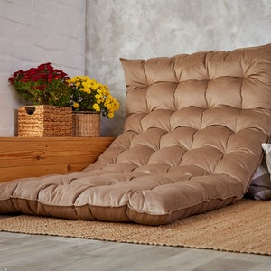 Floor cushion seating sofa, custom pillow, meditation cushion, reading nook cushion, velvet seat cushion, floor couch, large floor cushion zdjęcie 10