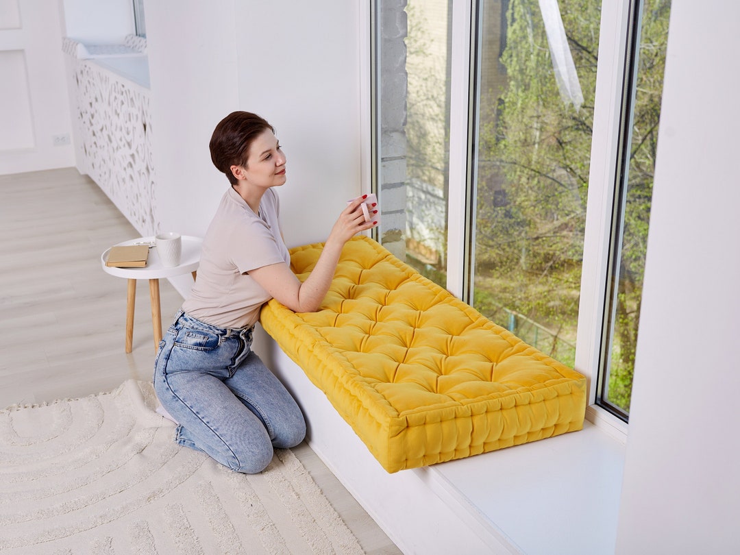 Cuscino Per Panca Da Giardino 100x35x5 Cm - Antiscivolo, Lavabile, Per Interni Ed Esterni, Grigio Scuro - Foto 9