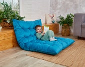 Cozy Custom Floor Cushion, Floor Pillow, Velvet Seat Cushion