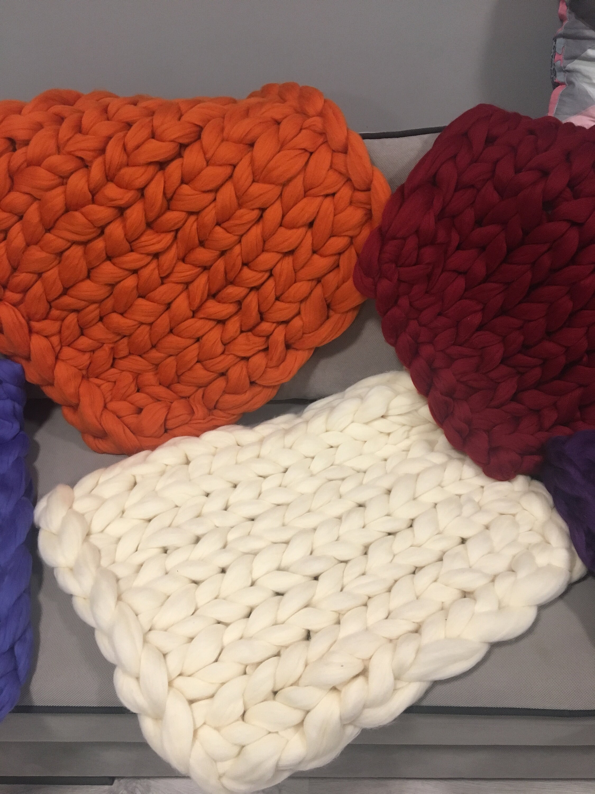 Chunky knit blanket READY TO SHIP baby blanket size 20x30 Etsy