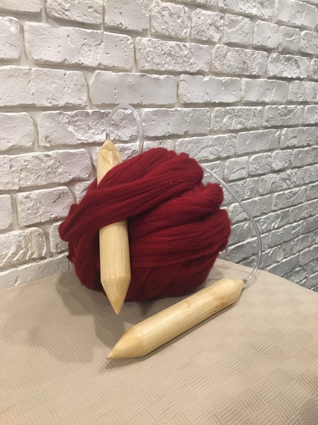 DIY Chunky Knit Blanket Kit DIY KNIT Kit Chunky Kit Giant Etsy