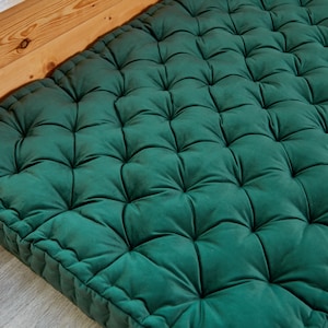 Fönsterdyna, golvdyna i soffan, tuftad golvdyna, vattenavvisande bänkdyna, specialanpassad kudde, sammetsdyna bild 3