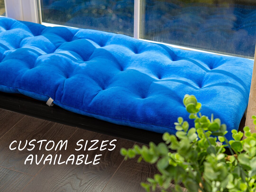 Window Seat Cushion, Custom Bench Cushion, Sofa Cushion, French Cushion