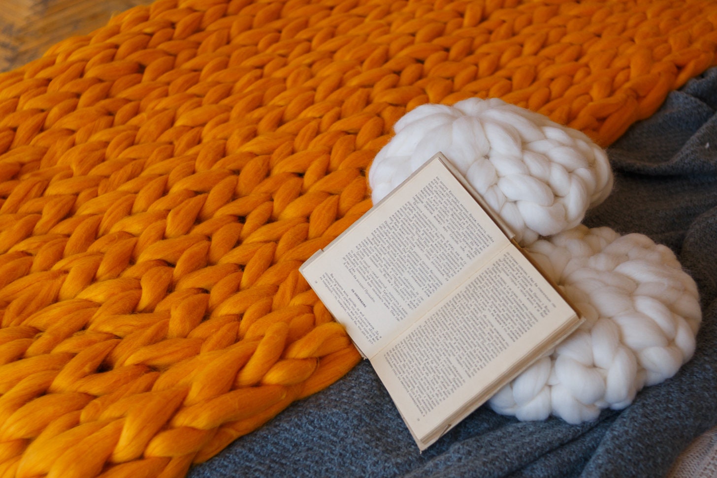 Chunky blanket chunky knit throw arm knit blanket giant Etsy