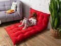Reading nook floor cushion for kids, water repellent velvet floor pillow, large and small floor seating, floor cushion for seating