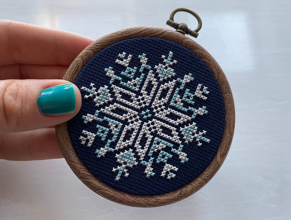 Snowflake Cross Stitch Patterns PDF Instant Download - Etsy
