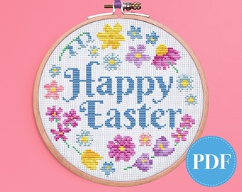 Cross stitch pattern | Cross stitch Easter - instant download PDF