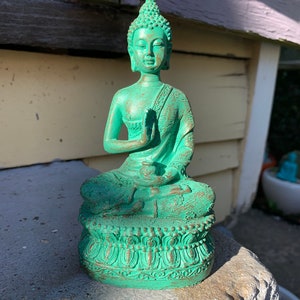 Small Green Buddha Statue